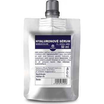 Pleťové sérum Renovality Hyaluronové sérum 50 ml - náhradní balení