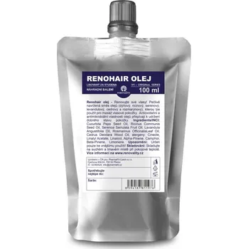 Lék na kožní problémy, vlasy a nehty Renovality Renohair 100 ml - náhradní balení