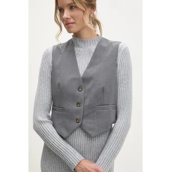 Dámská vesta Vesta Answear.LAB H6135.HLK šedá 90X, vel. L