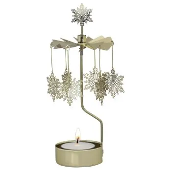 Vánoční dekorace Andělské zvonění Snow Star Gold