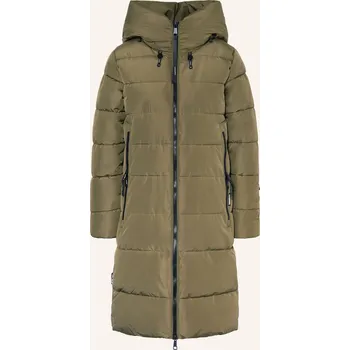 Dámský kabát Khujo Dámský Prošívaný Kabát jilias5, olivová, 34