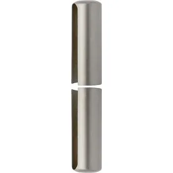 Dveřní kování SOLIDO nasouvací krytka, plochá kulatá, pant o 20 mm, plastové poniklované matné