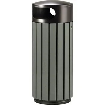 Venkovní odpadkový koš Rossignol SAS Venkovní odpadkový koš Rossignol Zeno Etik 57933, 60 L, černý