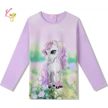 Dětské tričko KUGO ST3622 sv.fialové vel.128