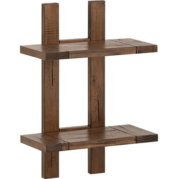 regál Dřevěný regál do koupelny Amazonas borovice (Koupelnový regál dřevěný)