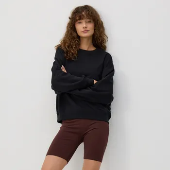 Dámské oblečení Reserved - Cyklistické kraťasy s&nbsp;vysokým podílem bavlny - tmavě hnědá - 876GA-89X - 876GA-89X-M