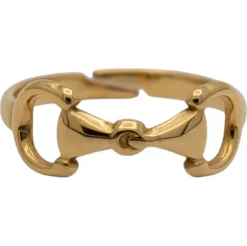 Prsten Prstýnek Equestrian Maya zlatá