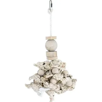 Krmivo pro ptáka Hračka pták přírodní Tiny Tangle papoušek