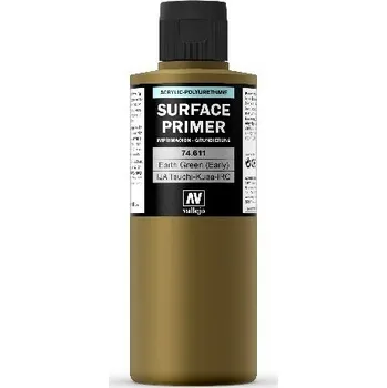 Modelářská barva Vallejo - Surface Primer 74611 IJA-Tsuchi-Kusa-IRO Earth Green (early) 200 ml.