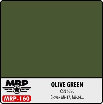 Modelářská barva MR.Paint 160 Olive Green ČSN 5220 30ml