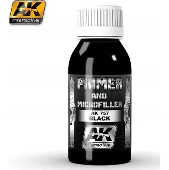 AK Interactive - Black Primer and Microfiller 100ml.