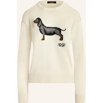 Dámská móda Lauren Ralph Lauren Dámský Svetr, krémová, 40