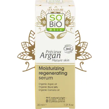 Pleťový krém SO'BiO ETIC Sérum hydratační a regenerační GOLD Precieux argan 30ml SO’BiO étic