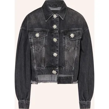 Dámský blejzr Allsaints Dámská Džínová Bunda Beth S Ozdobnými Kamínky,...