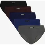 Klasické pánské slipy ATLANTIC 5Pack - vícebarevné S Vícebarevný