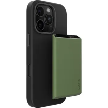 Pouzdro na mobilní telefon PanzerGlass® CARE Apple MagSafe RFID CardHolder pouzdro na platební karty zelené