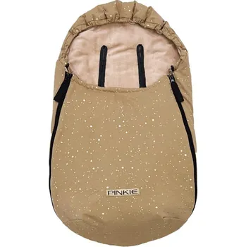 Fusak PINKIE fusak s podélnými otvory 0-12m Shine Gold Camel