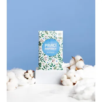 Prací prášek EcoHaus Prací papírky kouzlo bavlny Počet praní: 5 praní