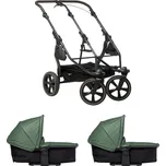 Kočárek TFK Set Duo2 frame 2025 - air chamber wheel + carrycot olive