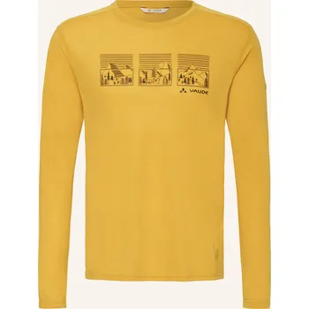 Pánské tričko Vaude Pánské Tričko S Dlouhým Rukávem Rosemoor Iii, žlutá /...