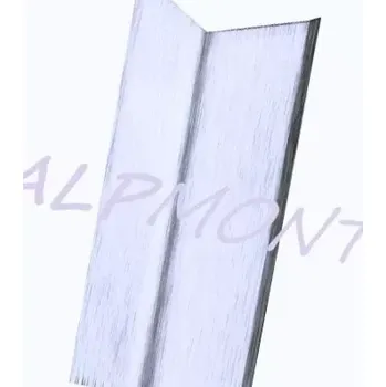 Stavební profil Rohová lišta s přihnutím ke zdi pozinkovaná FeZn dl.2m