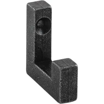 Věšák Věšák na kabáty Ischgl Š 10 mm, V 40 mm, pozinkované železo černě pasivováno