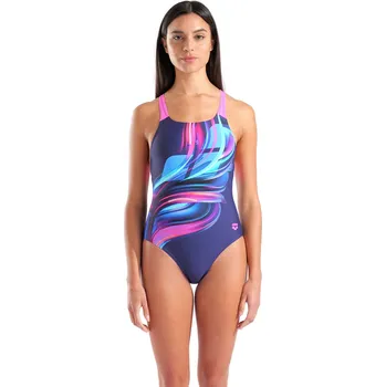 Dámské plavky Dámské plavky Arena Feel BLOOM SWIM PRO BACK LB velikost D 46