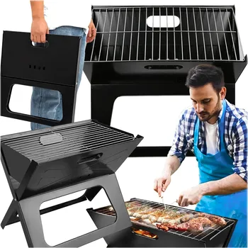 Zahradní gril Real Home Přenosný skládací gril