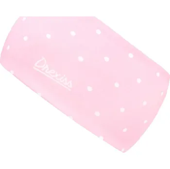 Čepice Funkční čelenka dvouvrstvá Drexiss s fleecem Dot - sweet pink - zateplená obvod hlavy 48-52 cm