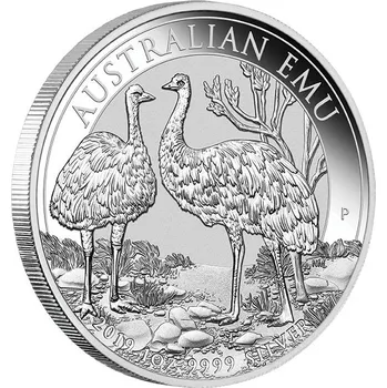 Sběratelství Perth Mint Australian Emu stříbrná mince 1oz 2019