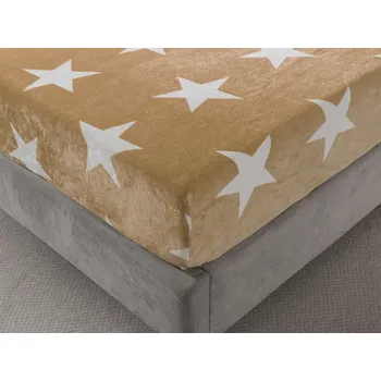 Prostěradlo XPOSE® LÝDIE Exclusive - béžové 180x200 cm