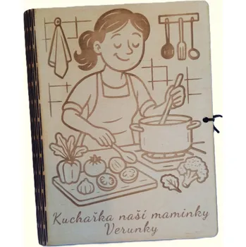 Dřevěná hračka Dary dřeva Dřevěná kuchařka naší maminky