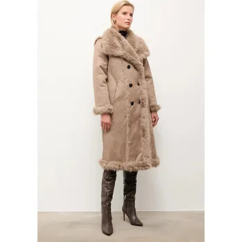 Dámský kabát Oboustranný kabát Answear.LAB WA25-KPD017 hnědá 82X, vel. XL