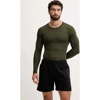 Sportovní tričko s dlouhým rukávem adidas Performance Techfit Compression JX2560 zelená 78X, vel. XL