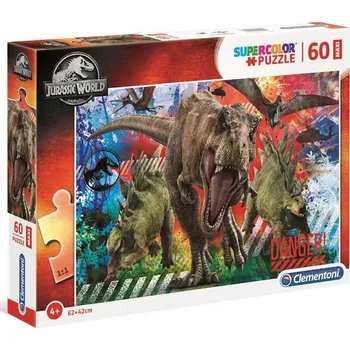 Clementoni Puzzle - Jurský svět - 60 dílků MAXI