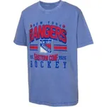 Dětské triko NHL Outerstuff New York Rangers Pigment Dyed (modrá), Velikost JR M (140 - 150 cm)