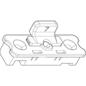 Stavební výplň ROTO NT/NX Designo střední zavírač skrytý křídlový díl (450984)