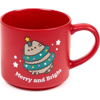 Kočičí paní Porcelánový hrnek s vánoční kočkou Pusheen