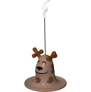 Vánoční dekorace Vánoční stojánek na vonnou tyčinku ALCE Alessi hnědý