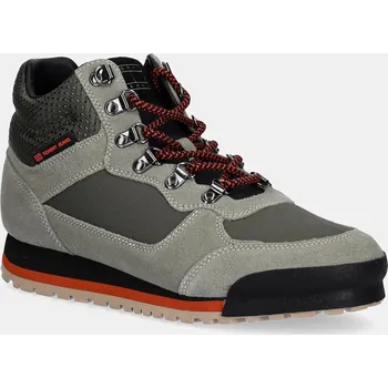 Pánské tenisky Boty Tommy Jeans TJM NEW BOOT LOW OUTSOLE EM0EM01641 zelená 97X, EUR 40