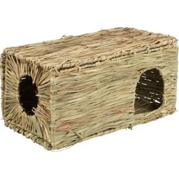 Krmivo pro hlodavce Trixie 100% přírodní domeček morče/zakrslý králíček, 45 × 22 × 27 cm, tráva