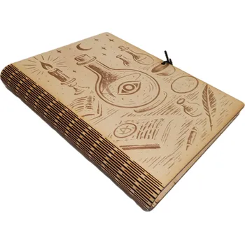 Zápisník Dary dřeva Dřevěný zápisník - tajemný