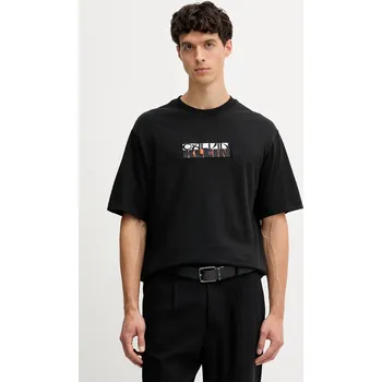 Bavlněné tričko Calvin Klein Jeans LV04RD808G černá 99X, vel. XS