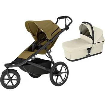 Kočárek Thule Urban Glide 3 Nutria Green + hluboká korba Soft Beige autorizovaný prodejce THULE