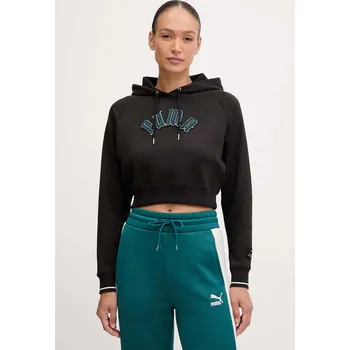 Pánská mikina Mikina Puma Classics Play Paris Relaxed Hoodie 627484 černá 99X, vel. L