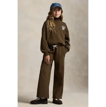 Chlapecké oblečení Dětské tepláky s bavlnou Polo Ralph Lauren 313979064003 hnědá 88X, vel. 130-134