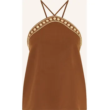 Ba&Sh Dámský Halenkový Top Thays, hnědá / krémová, 34