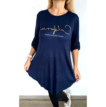 Dámská tunika Made in Italy Dámská tunika CALIFORNIA UNI, barva modrá