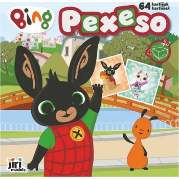 Pexeso Teddies BIng - Králíček Bing: Pexeso v sešitu - 64 ks
