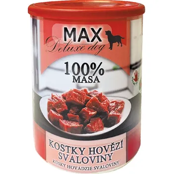 Krmivo pro psa Falco Konzerva Max Deluxe Kostky hovězí svaloviny 800 g Počet kusů: 8ks/800g